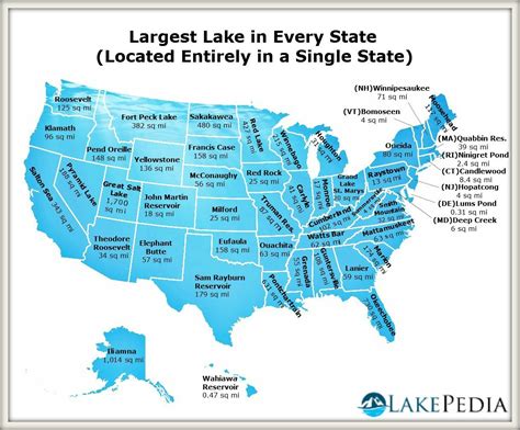 Map Of The United States Lakes