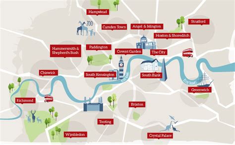 London maps Top tourist attractions Free, printable city street map