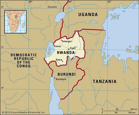 Rwanda Today Map