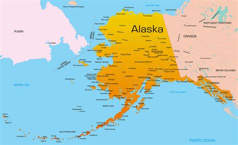 Map Of United States Including Alaska