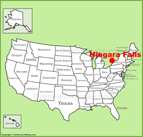 Niagara Falls Map Location