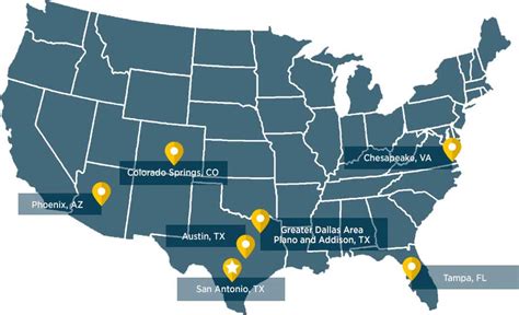 Map Of Usaa