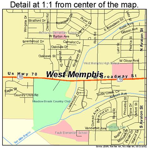 West Memphis City Map West Memphis Arkansas • mappery