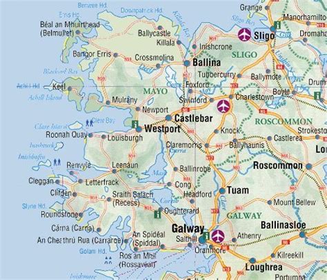 Map Of West Of Ireland