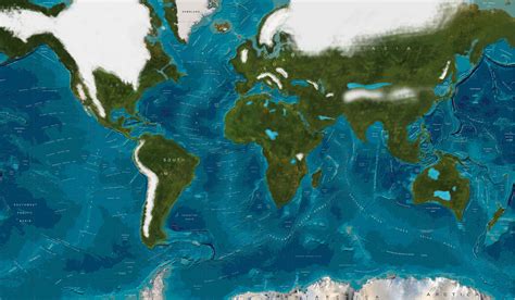 Map Of World During Ice Age