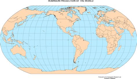 Map Of World With Latitude Lines
