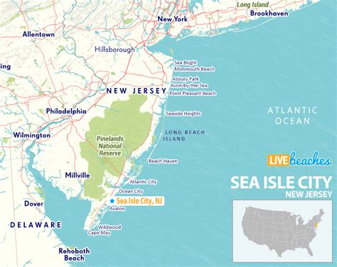 Sea Isle City New Jersey Latitude Kinsale