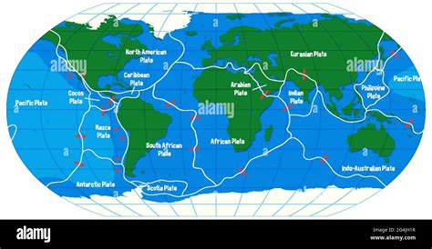 Tectonic Plates World Map Wildgoose Education Plate tectonics