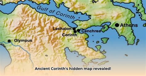 Map of Ancient Corinth