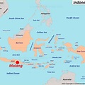 Map Malang Indonesia