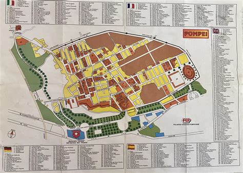 Map of Pompeii