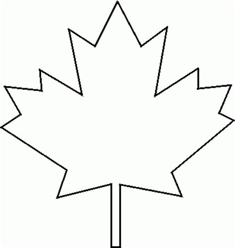 Maple Leaf Stencils Printable