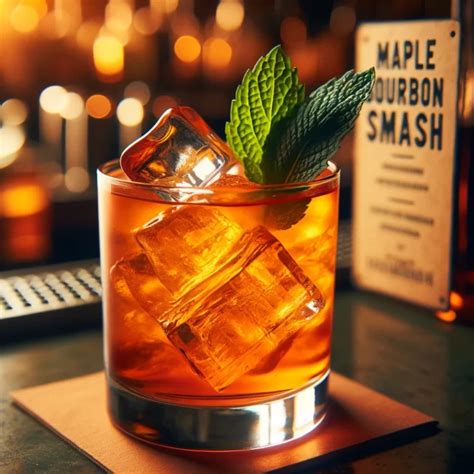 Maple Bourbon Smash #SundayFunday