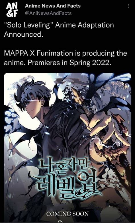 Mappa X Funimation Solo Leveling