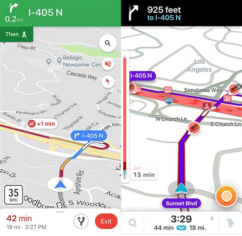 Maps vs Waze