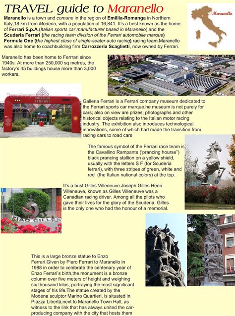 Maranello Travel Tips