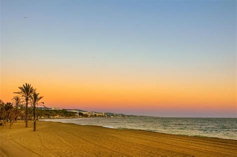 Marbella Beach Sunset