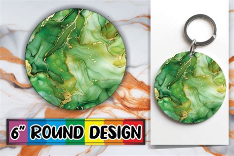 Download Marble Design Round Keychain Commercial Use For Crafts