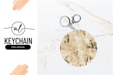 Download Marble Design Round Keychain For Cricut
