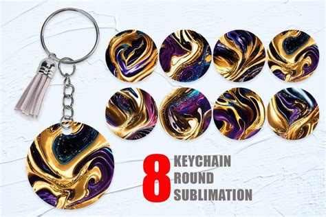 Download Marble Keychain Liquid Sublimation Files For Crafts