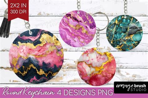 Download Marble Keychain Sublimation Silhouette