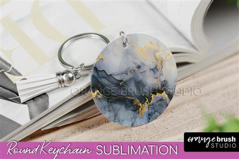 Download Marble Liquid Keychain Sublimation Commercial Use DXF Files