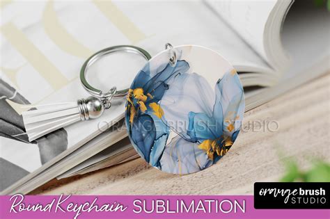 Download Marble Liquid Sublimation Keychain Files For Crafts