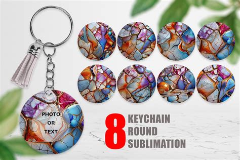 Download Marble Liquid Sublimation Keychain Printable