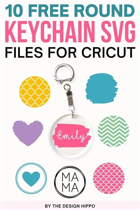 Download Marble Round Keychain Background Cricut SVG For Crafts