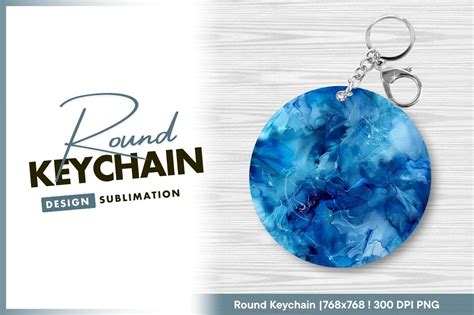 Download Marble Round Keychain Background for Cricut