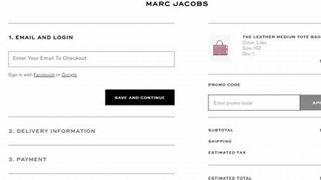 Marc Jacobs Promo Code 2024