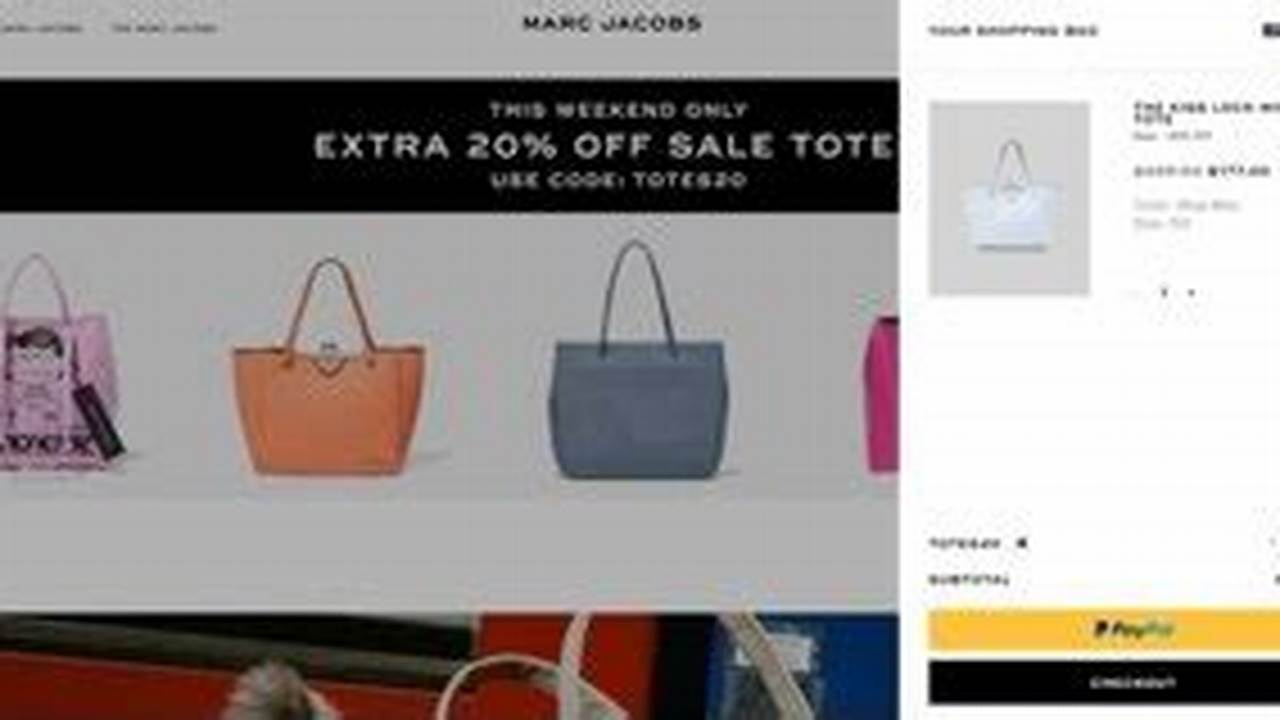 Marc Jacobs Promo Codes 2025