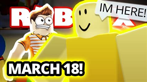 March 18 - Roblox