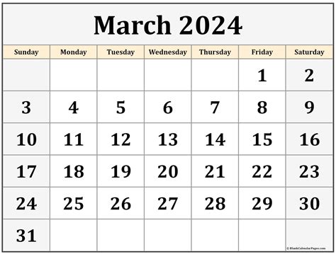 March 3 Calendar