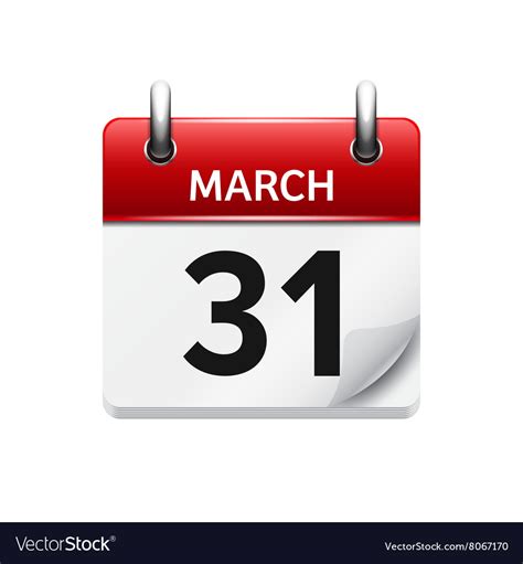 March 31 Calendar