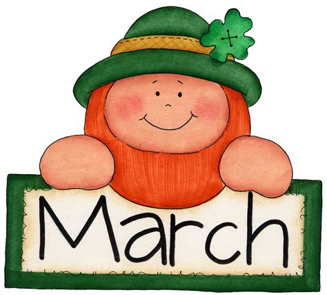 March Calendar Clip Art