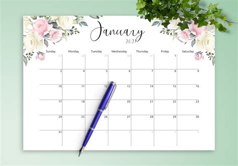 March Calendar Design