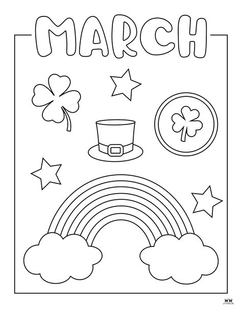 March Coloring Page
