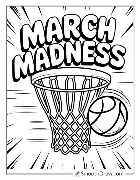 March Madness Coloring Pages