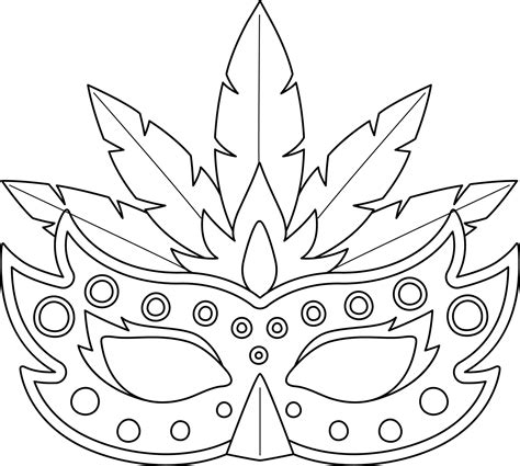 Free Printable Mask Coloring Pages For Kids