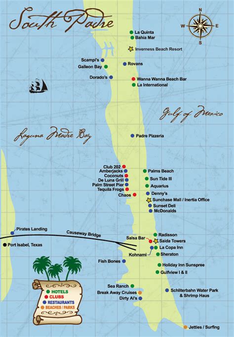 Margaritaville South Padre Island Tx Map