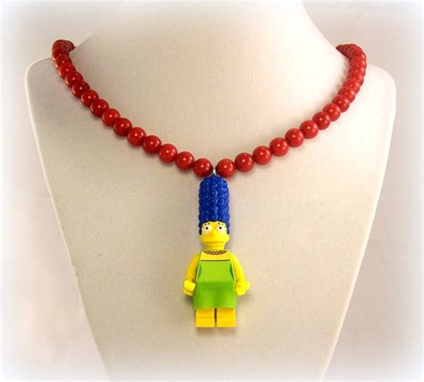 MARGE SIMPSON® Inspired Necklace OR by THEmermaidsaysMARKET