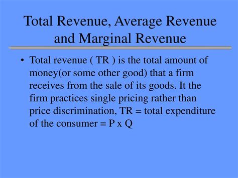 Unveiling the Economics of Marginal Revenue Vs Total Revenue: A Comprehensive Analysis