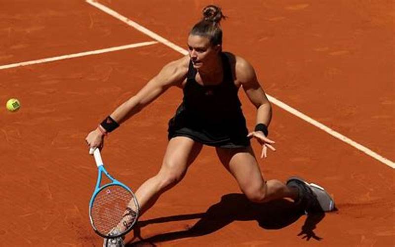 Maria Sakkari In 2021 French Open