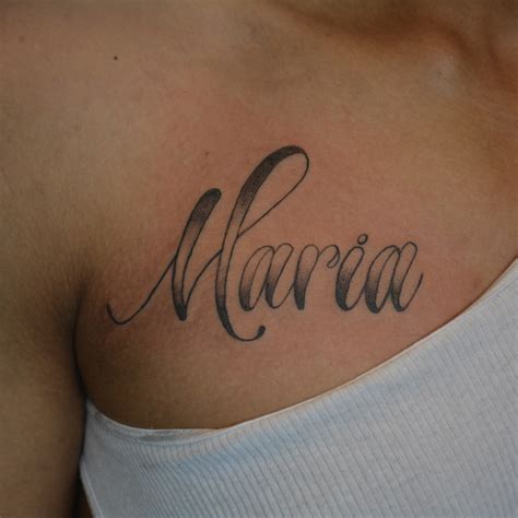 Maria Tattoo Name