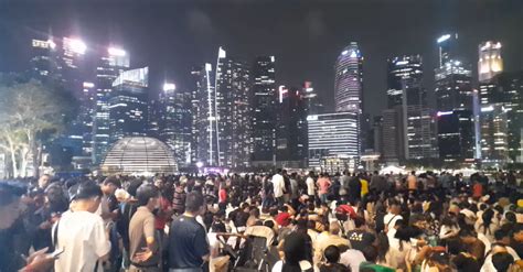 Marina Bay crowds