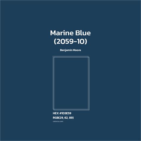 Marine Blue Paint Color
