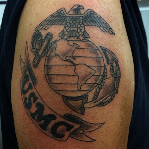 75 Cool USMC Tattoos Meaning, Policy and Designs (2019)