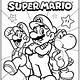 Mario Coloring Page Free