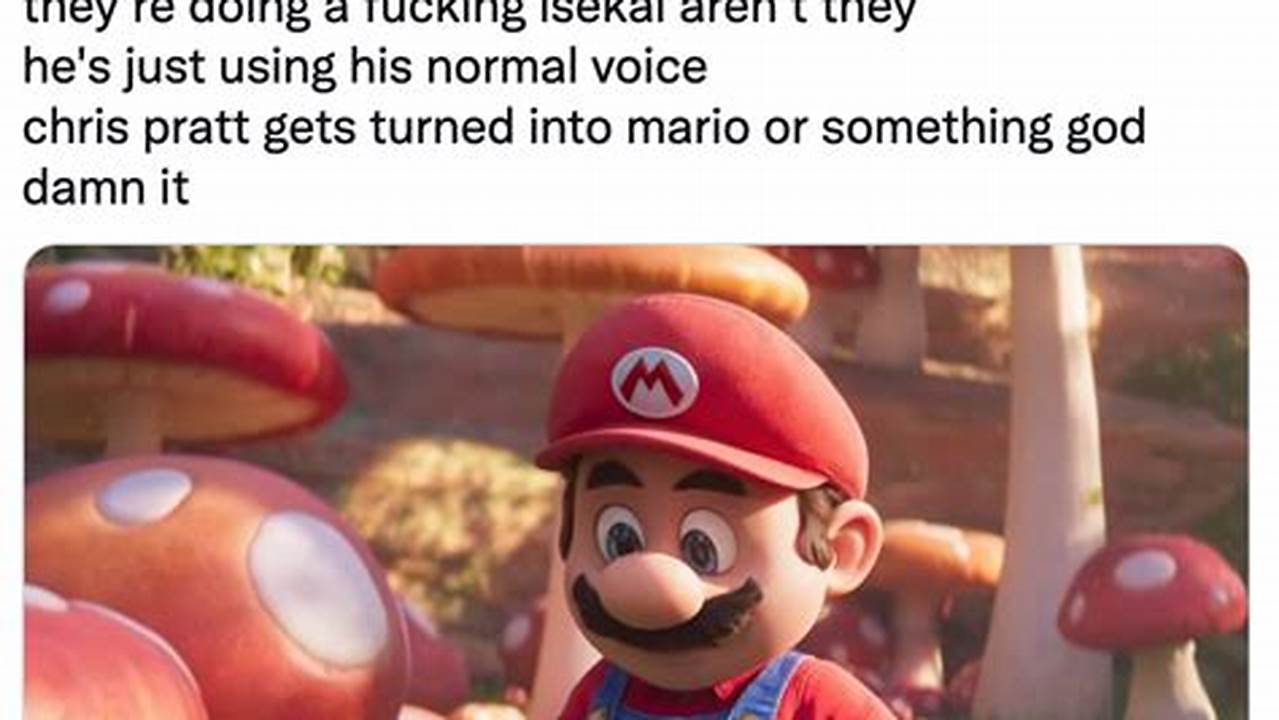 Mario Movie 2024 Memes